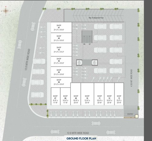  shree-hari-imperia Shree Hari Imperia Cluster Plan for ground Floor