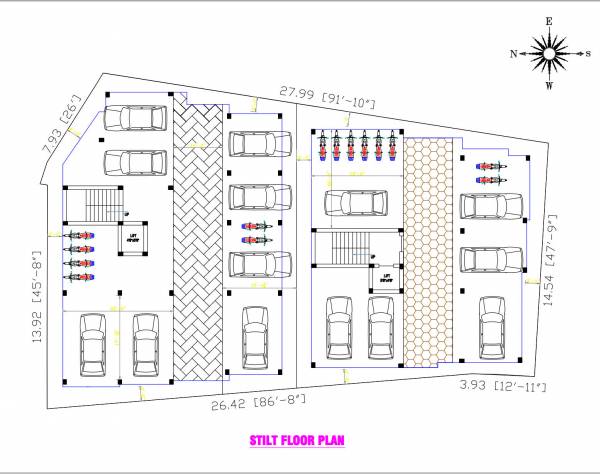  sai-paradise Block A Stilt Floor Cluster Plan
