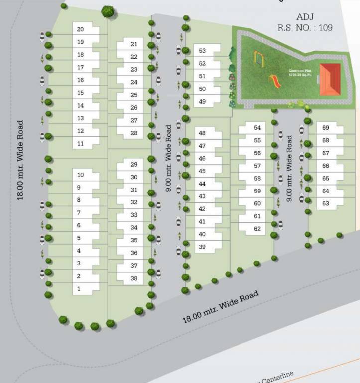 shivalik residency Layout Plan
