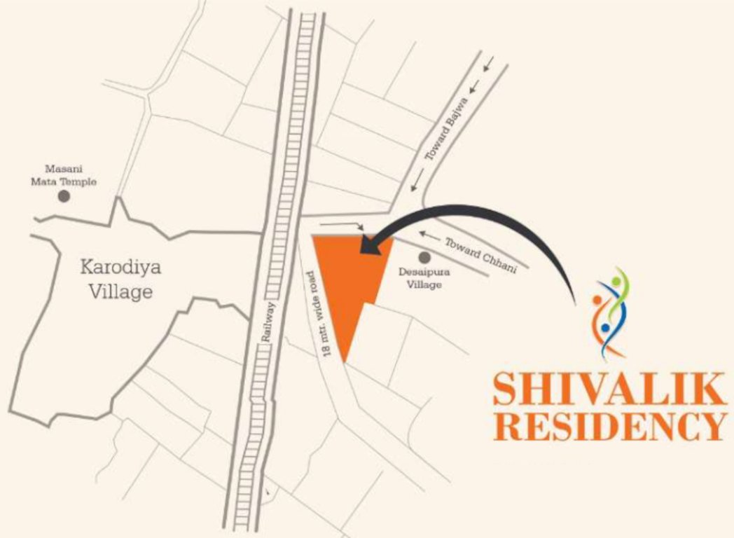 shivalik residency Location Plan