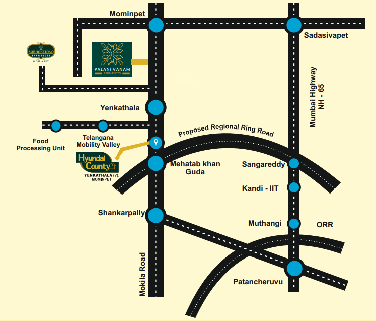  palani vanam Location Plan