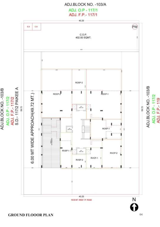  sangath livings Sangath Livings Ground Floor Cluster Plan