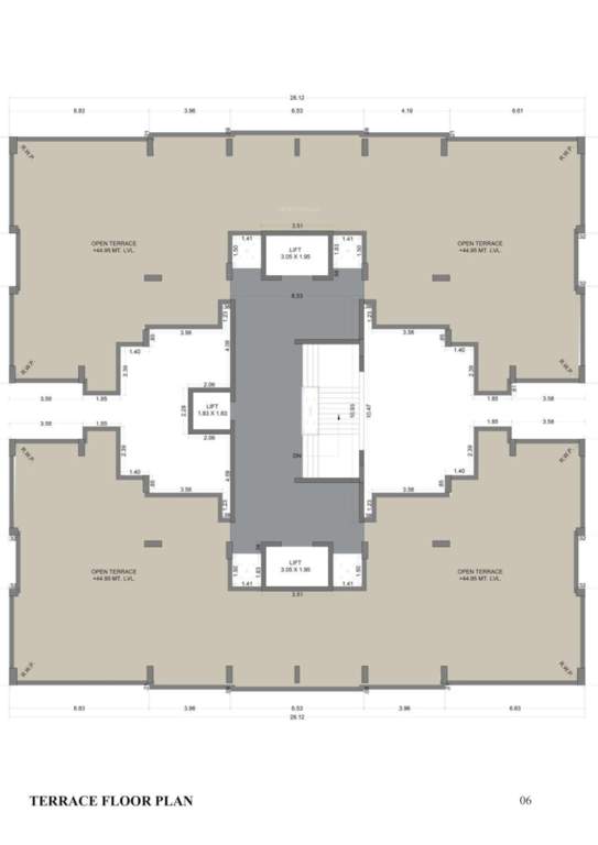  sangath livings Sangath Livings Terrace Floor Cluster Plan