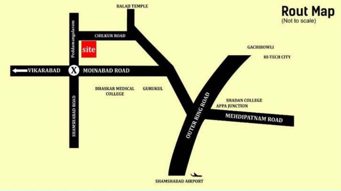  villa green Location Plan