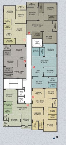  hornbill Hornbill Cluster Plan from 1st to 9th Floor