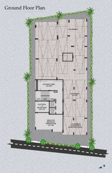  hornbill Hornbill Ground Floor Cluster Plan