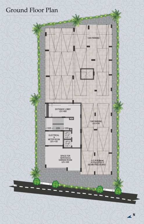  hornbill Hornbill Ground Floor Cluster Plan