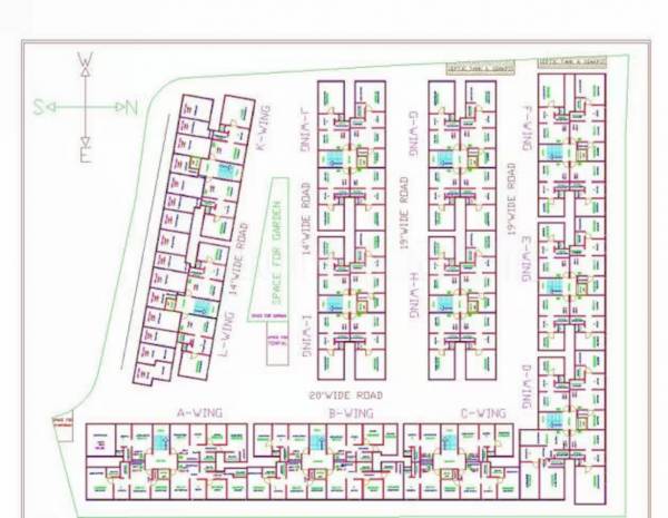  panna-complex Panna Complex Cluster Plan for Typical Floor