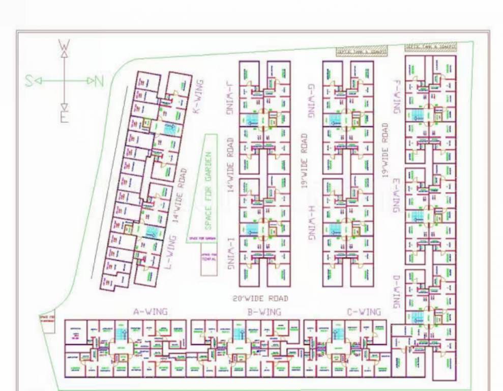  panna complex Panna Complex Cluster Plan for Typical Floor