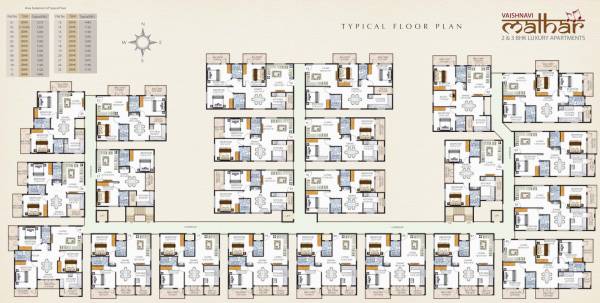  malhar Vaishnavi Malhar Typical Cluster Plan