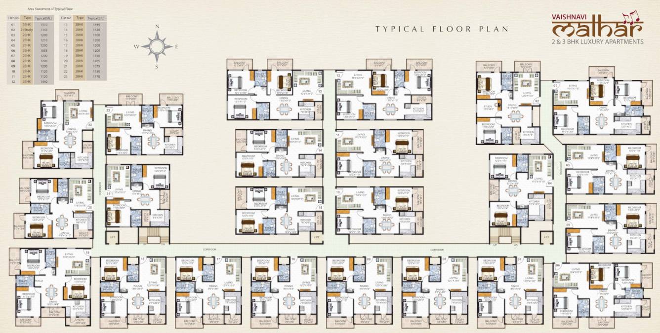  malhar Vaishnavi Malhar Typical Cluster Plan
