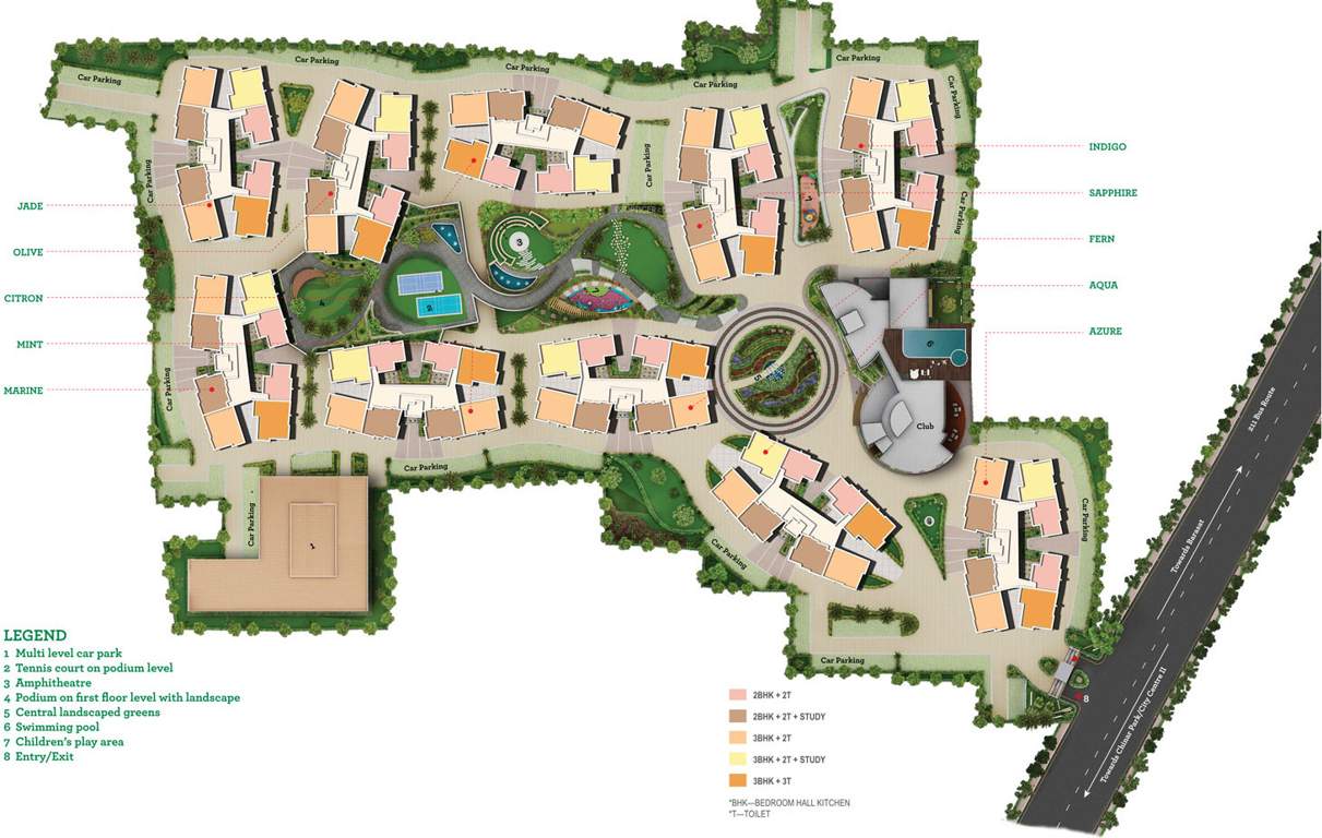  happyville tower 2h jade Layout Plan