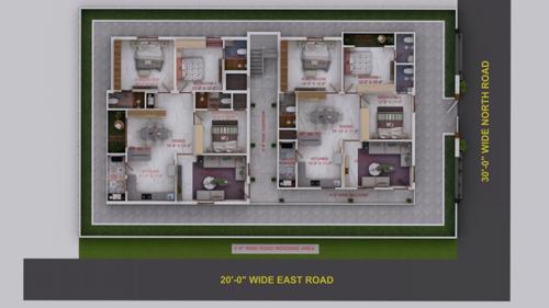  samanvi-royale Samanvi Royale Cluster Plan from 1st to 5th Floor