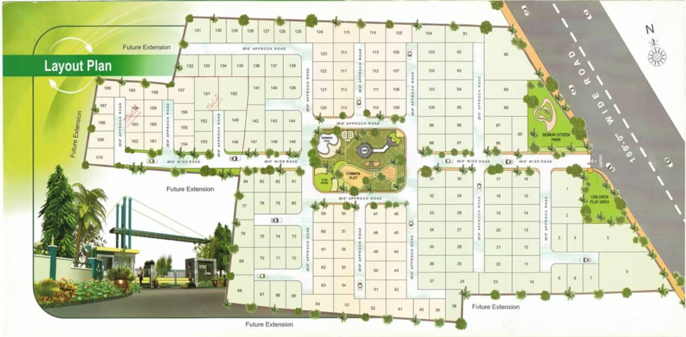  shashwat greens Layout Plan