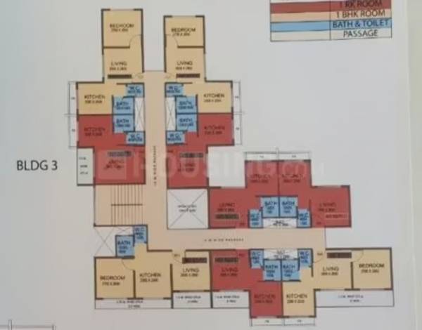  vihar Building C Typical Floor Cluster Plan