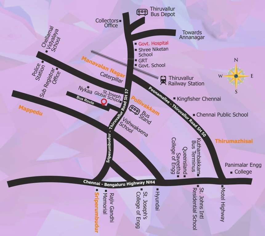  anugriha city Location Plan