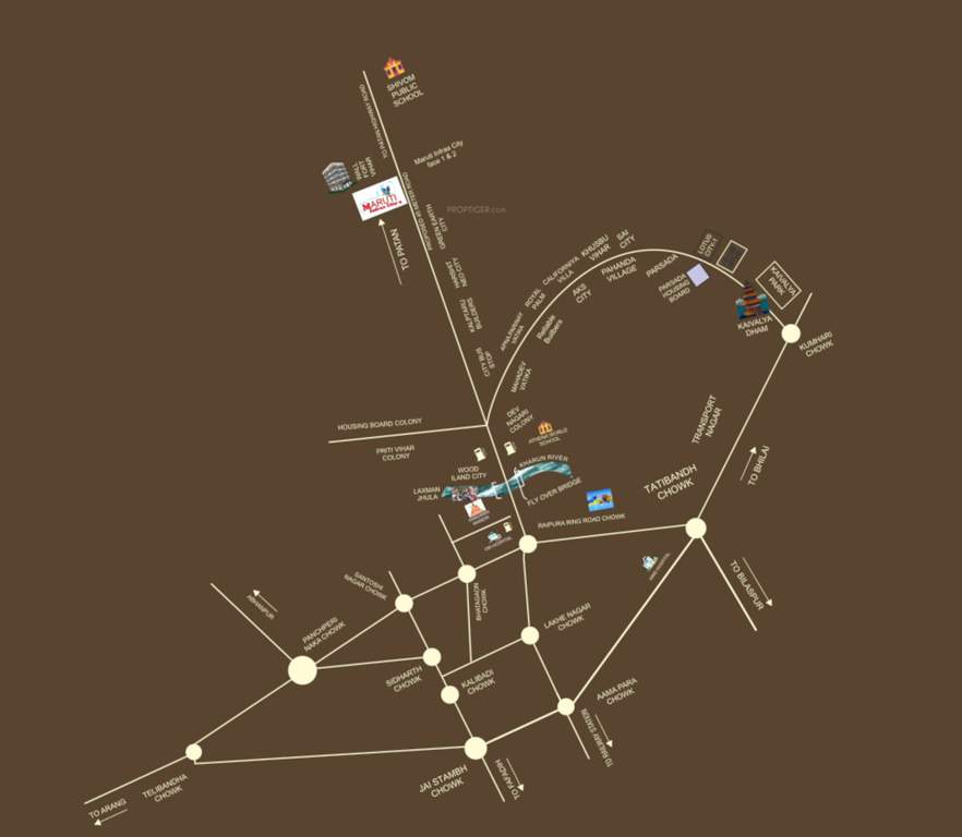  infra city phase 3 Location Plan