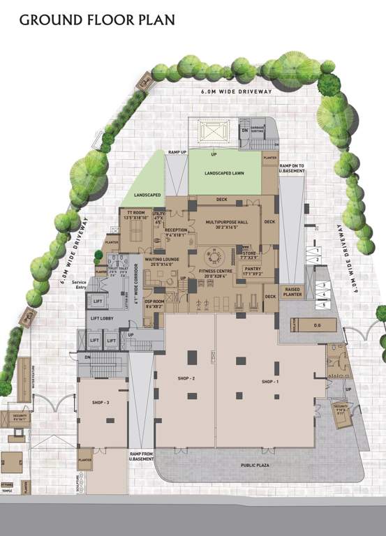  altair Khushi Altair Cluster Plan for ground Floor