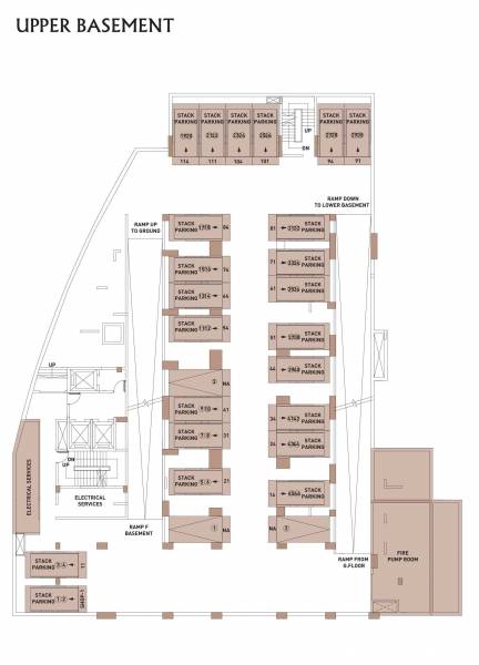  altair Khushi Altair Upper Basement  Cluster Plan