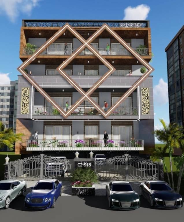 Elevation  luxury builder floors slr c2 b Elevation