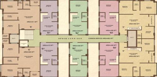 Debarchona Cluster Plan From 1st To 3rd Floor debarchona Debarchona Cluster Plan From 1st To 3rd Floor