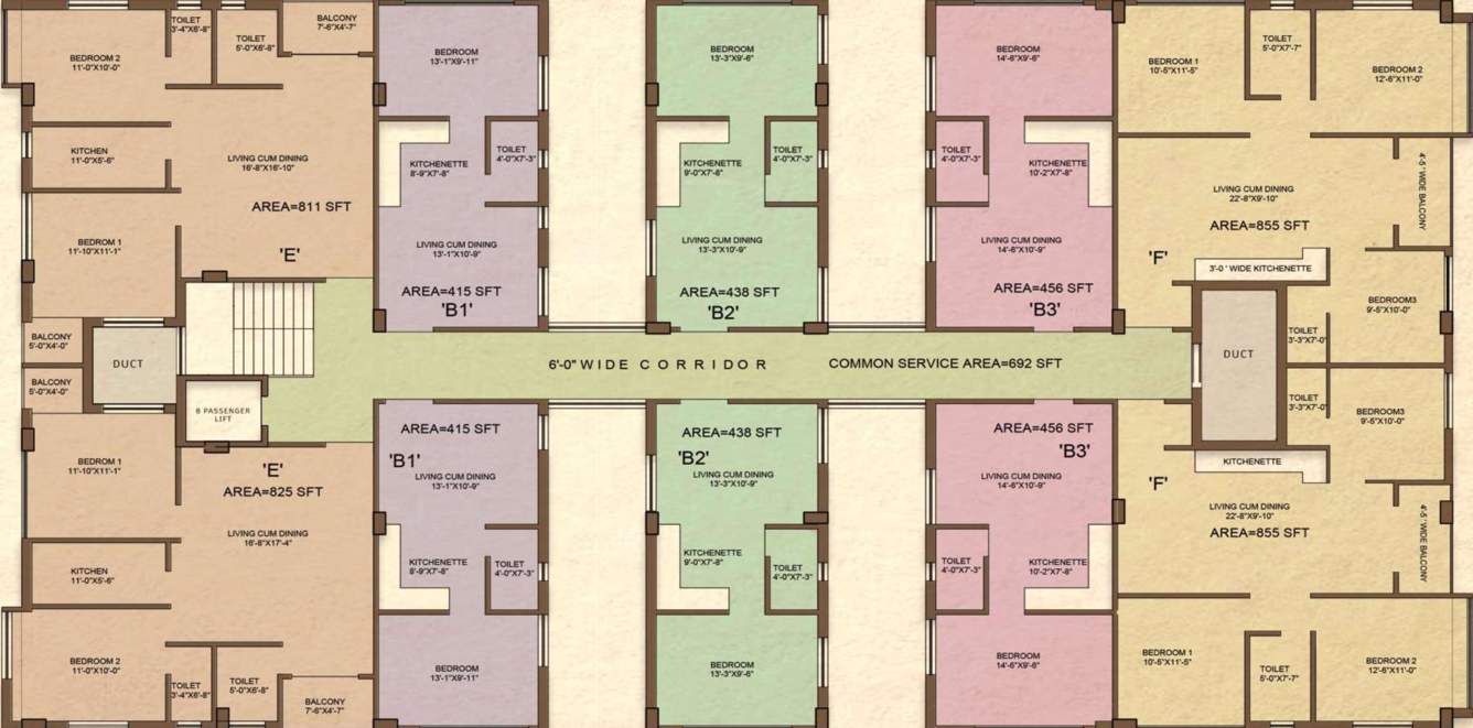  debarchona Debarchona Cluster Plan From 1st To 3rd Floor