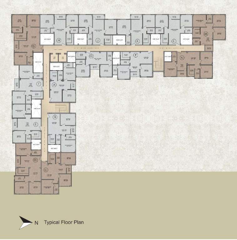  pmg greens PMG Greens Cluster Plan from 1st to 4th Floor