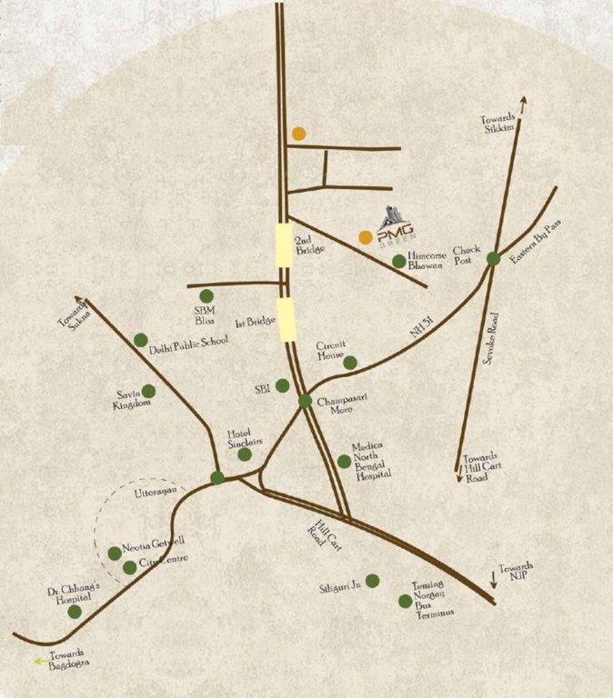  pmg greens Location Plan