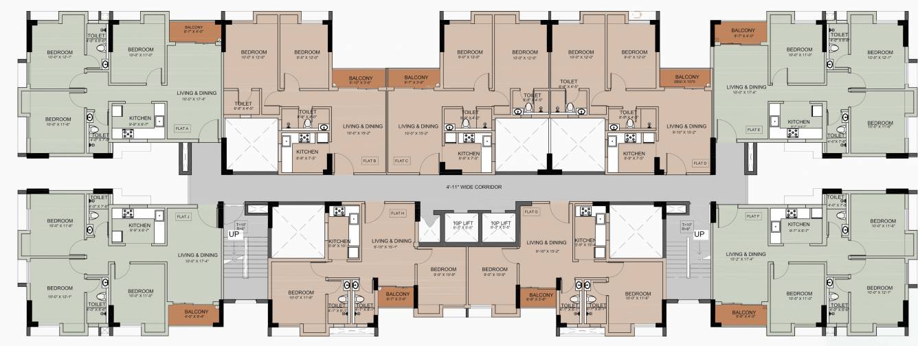  begraj prakriti Block 2 Wing C Cluster Plan