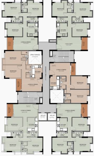  begraj-prakriti Block 2 Wing D Cluster Plan