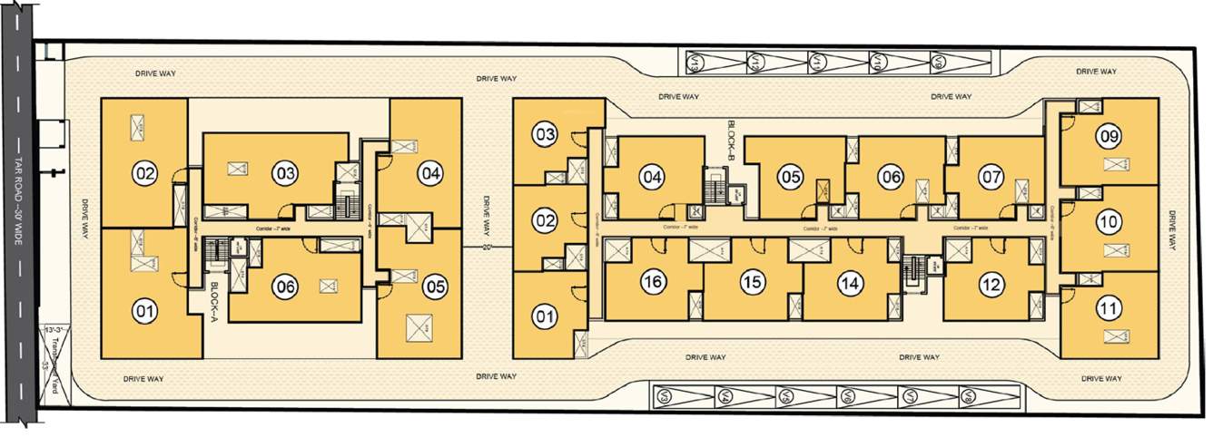  ilaria Block A And BCluster Plan From 2nd To 5th Floor