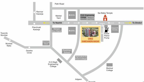  shree-ramchandranagar-nagar Location Plan