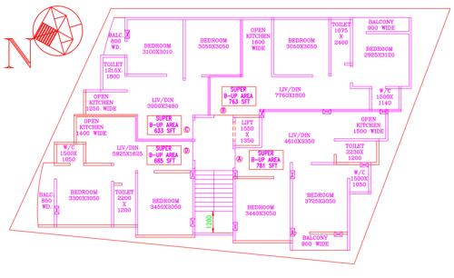  aspiration-valley Aspiration valley Cluster Plan from 1st to 6th Floor