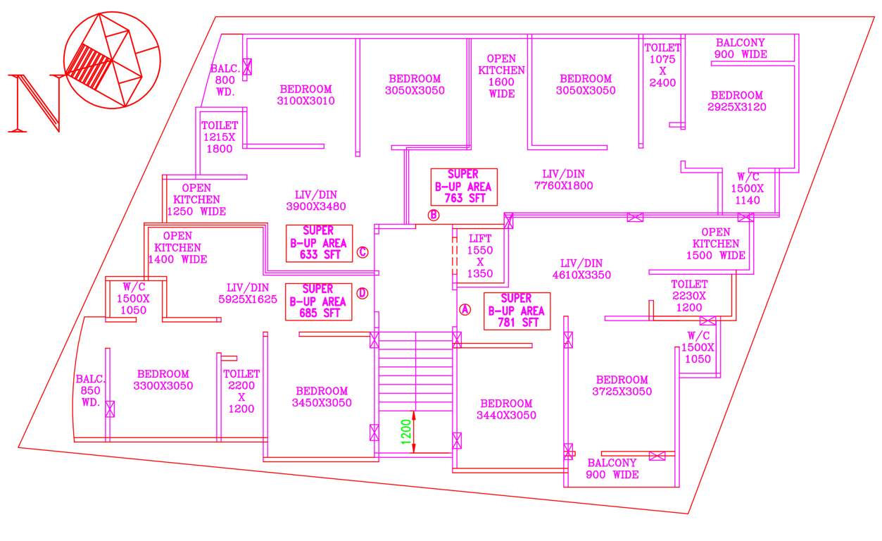  aspiration valley Aspiration valley Cluster Plan from 1st to 6th Floor
