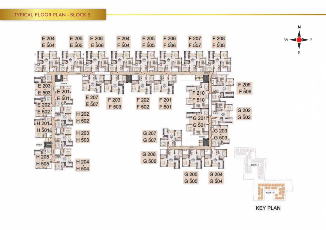  palm springs Block A Cluster Plan