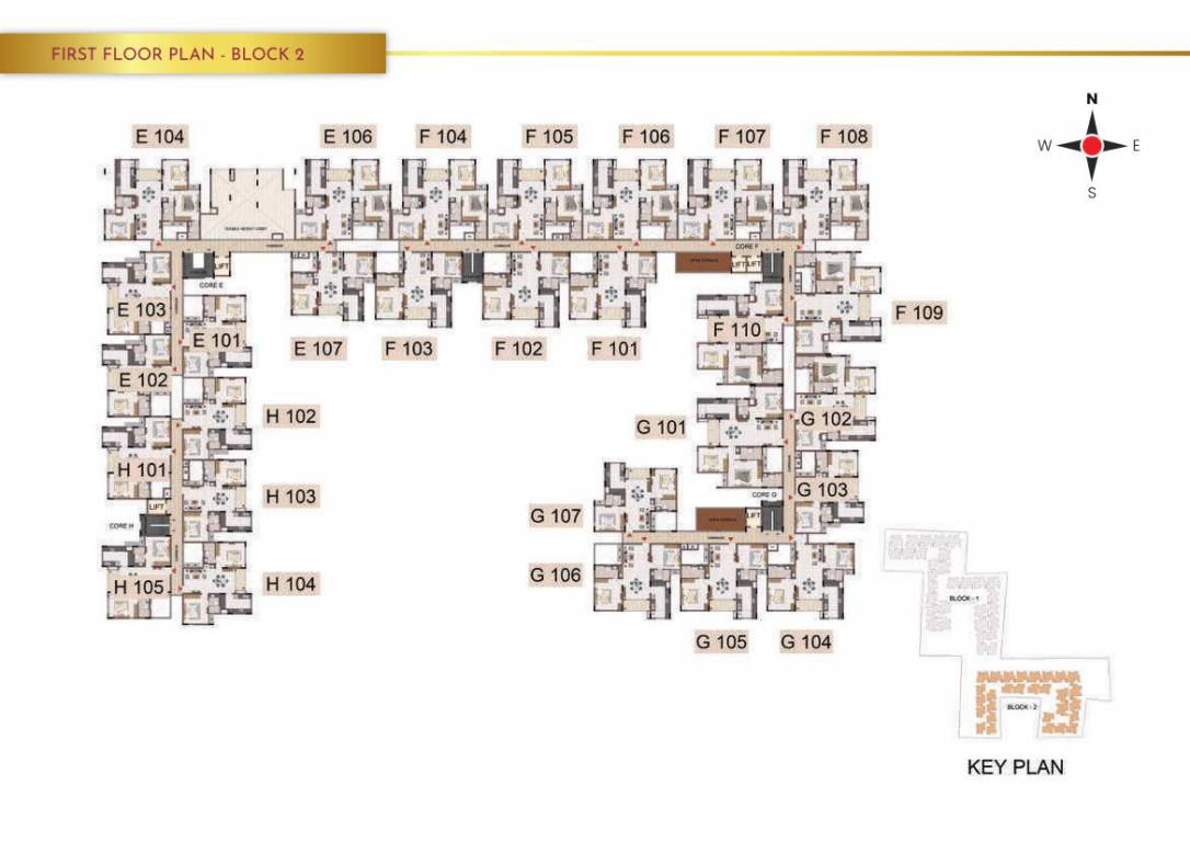  palm springs Block A Cluster Plan
