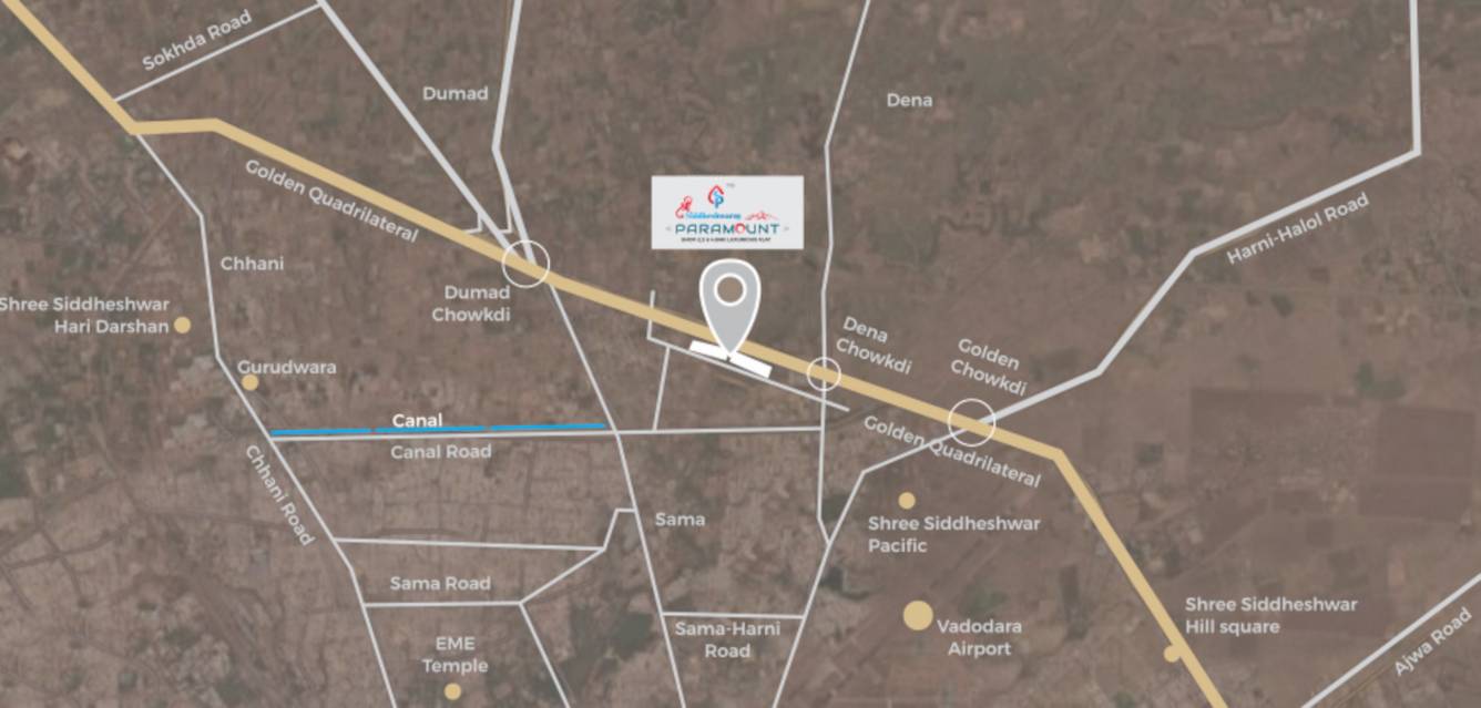  shree siddheshwaray paramount Location Plan