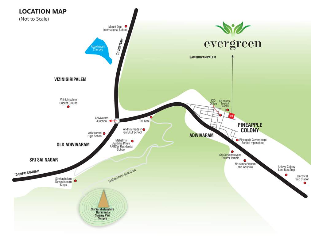  evergreen Location Plan