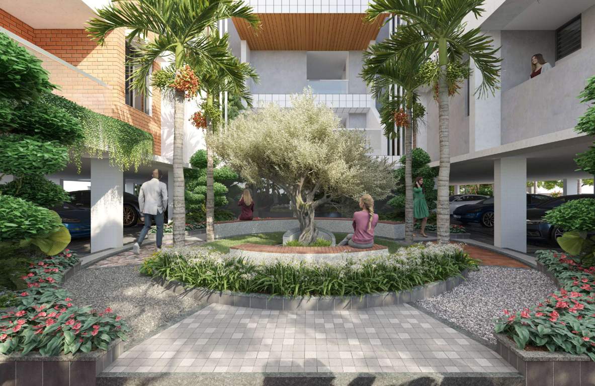  evergreen Yoga/Meditation Area