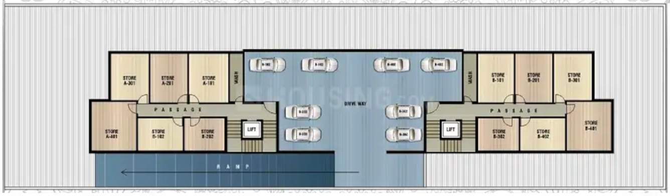 tanishk princess Tanishk Princess  Lower Ground Cluster Plan