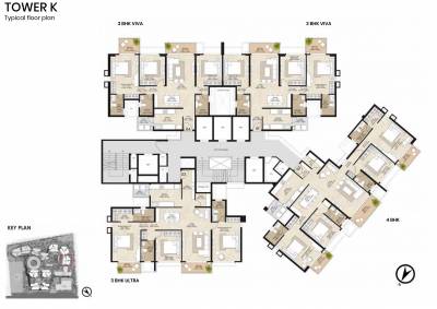 Tower J Cluster Plan citadel-bastion-j-k Tower J Cluster Plan