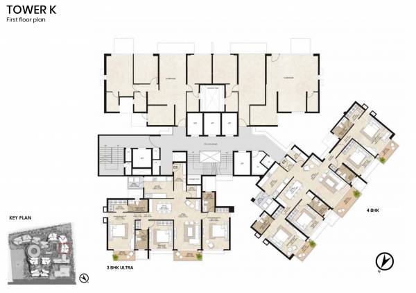  citadel-bastion-j-k Tower J Cluster Plan