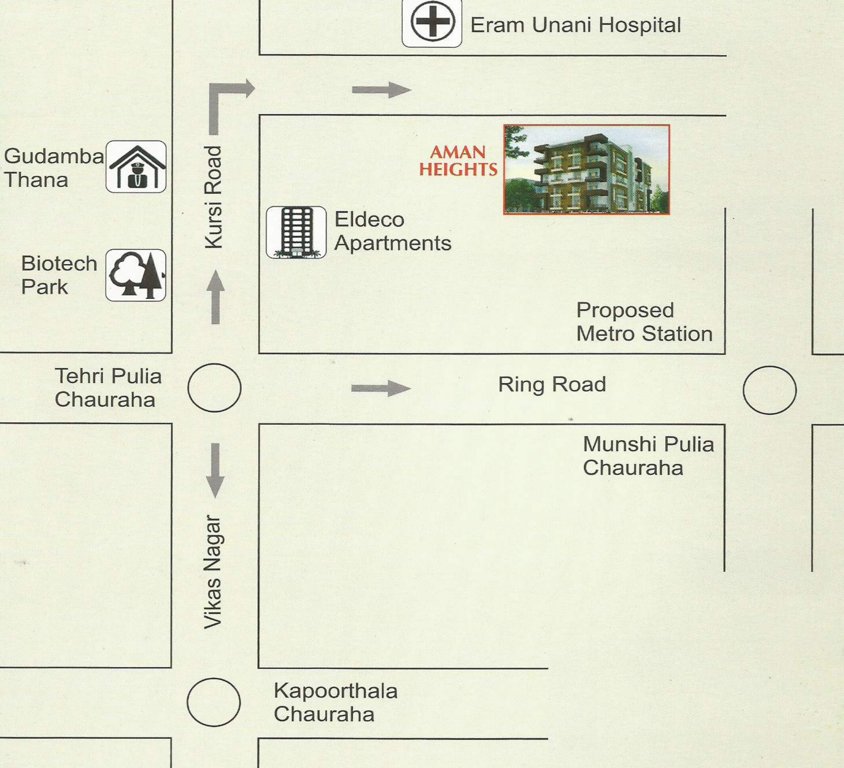  aman heights Location Plan