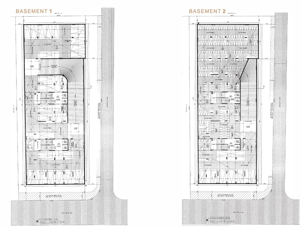  shiv vivanta Block A And Block B Basement Cluster Plan