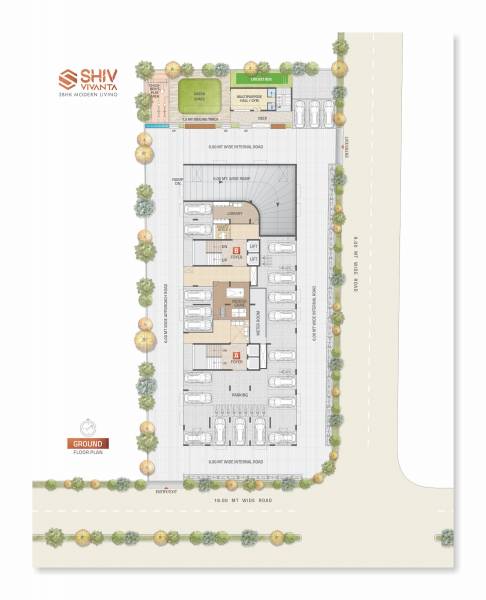  shiv-vivanta Block A Cluster Plan for ground Floor