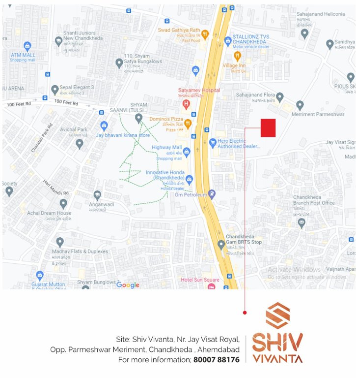  shiv vivanta Location Plan