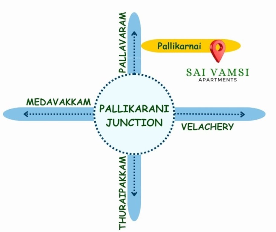 vamsi apartment Location Plan