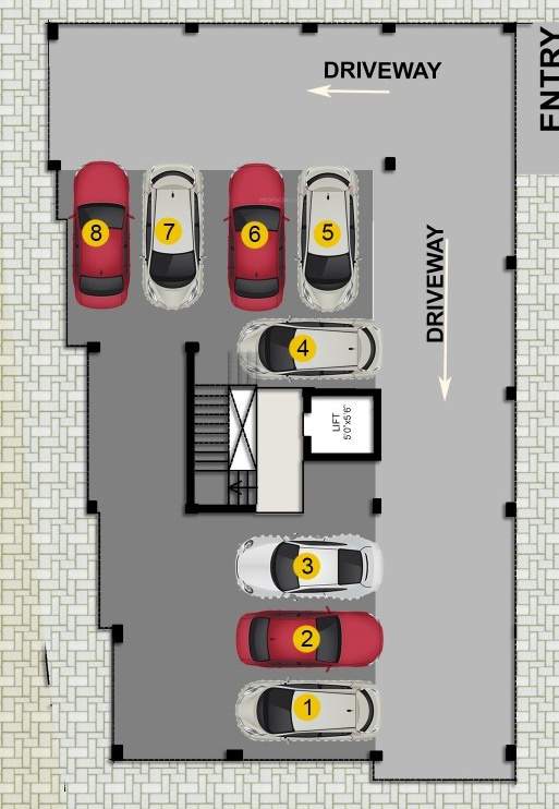  shivanya flats Shivanya Flats Cluster Plan For Ground Floor