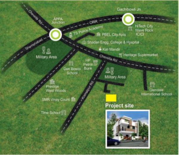  green-woods Location Plan