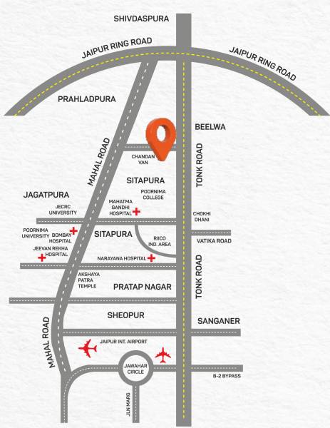  aditya-villa Location Plan